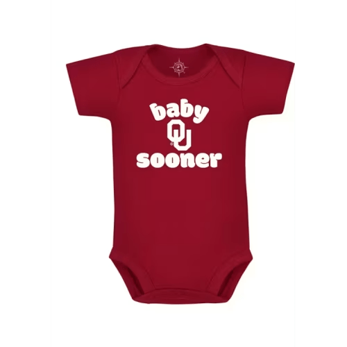 OU Sooner Baby Crimson Onesie