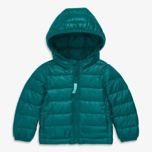 Primary Baby Lightweight Puffer Jacket in Dusk Size 6-12 Months