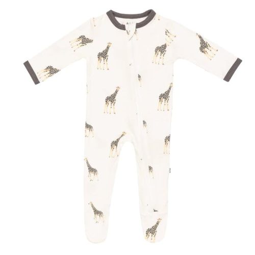KYTE BABY Unisex Zipper Closure Footies, Rayon Made From Bamboo, 0-24 Months