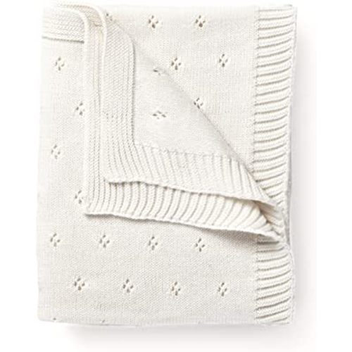 Baby Pointelle Knit Blanket