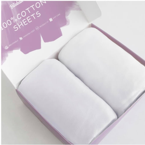 100% Cotton Bassinet Sheets Fit for AirClub, AMKE 3 in 1 Bassinet, Newton and Bellababy Bassinet Bedside Sleeper, 2 Pack, Breathable and Soft Sheet for Baby, White