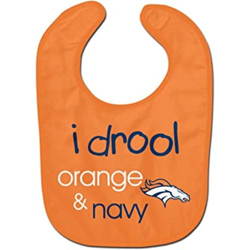 WinCraft NFL Denver Broncos WCRA1961314 All Pro Baby Bib