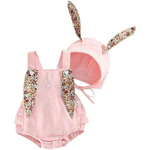 oneflow Baby and Toddler Girl Easter Outfit Bunny Romper/Dress Tulle Sleeveless Spark Sequin Tutu Dresses for Little Girls