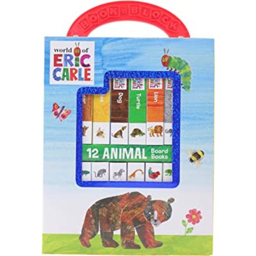 World of Eric Carle, My First Library Animal Board Book Block 12-Book Set - PI Kids