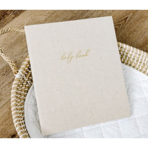 First Year Baby Memory Book - Sand