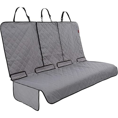 Lusso Gear Dog Car Seat Cover – Waterproof & Non-Slip Back Seat Protector – for Trucks, Cars & SUVs - Dog Gear
