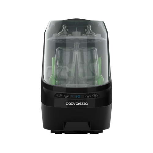 Baby Brezza Bottle Washer Pro - Baby Bottle Washer, Sterilizer + Dryer - All in One Machine Cleans Baby Essentials like Bottles + Pump Parts – Appliance Replaces Bottle Brushes & Drying Racks, Black
