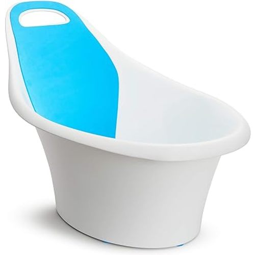 Munchkin® Sit & Soak™ Baby Bath Tub, 0-12 Months, White, 25 x 16.25 x 15 Inch