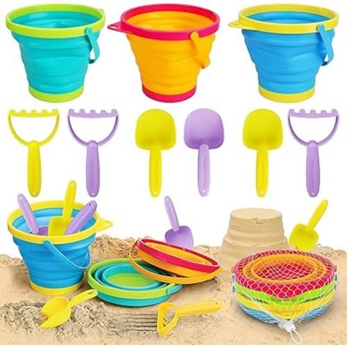 TOY Life Beach Toys, Sand Toys, Beach Toys for Kids Ages 4-8, Sandbox Toys, Beach Toys Toddlers 1-3, Beach Toys for Kids Ages 8-12, Kids Beach Bucket, Kids Beach Toys, Sand Toys for Kids Ages 4-8