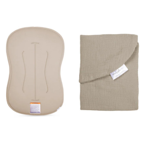 Lounger Curve + Muslin Cover Set | Birch