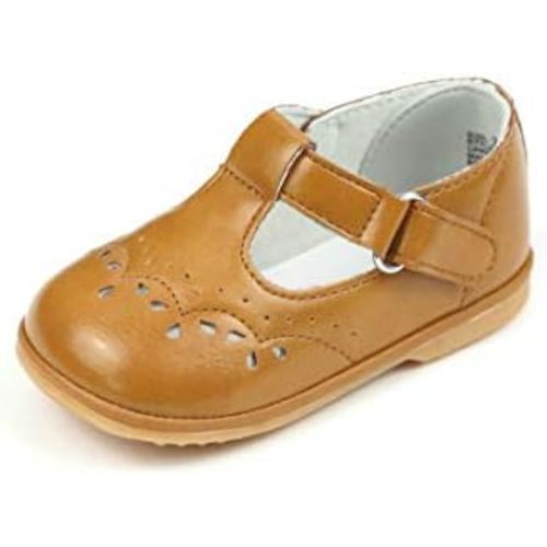 Birdie Leather T-Strap Stitched Mary Jane | Baby Shoes