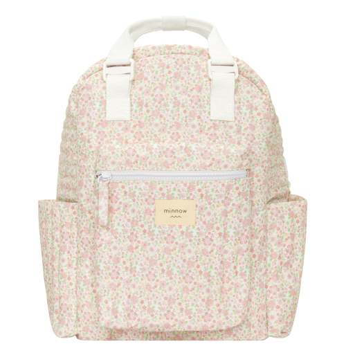 Minnow antique floral coated everyday backpack