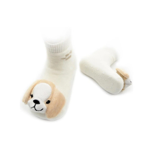 Baby Puppy Rattle Socks | The Red Wagon