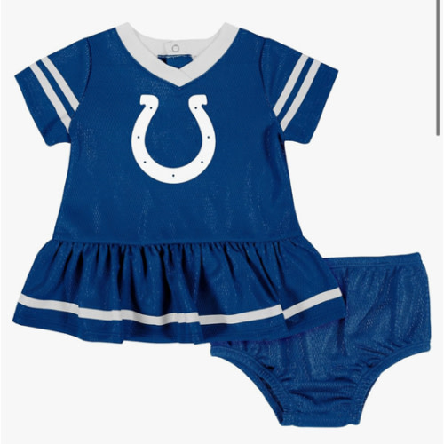 Gerber Girls' NFL Team Jersey Dress and Diaper Cover