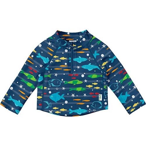i play. Baby Long Sleeve Zip Rashguard Shirt