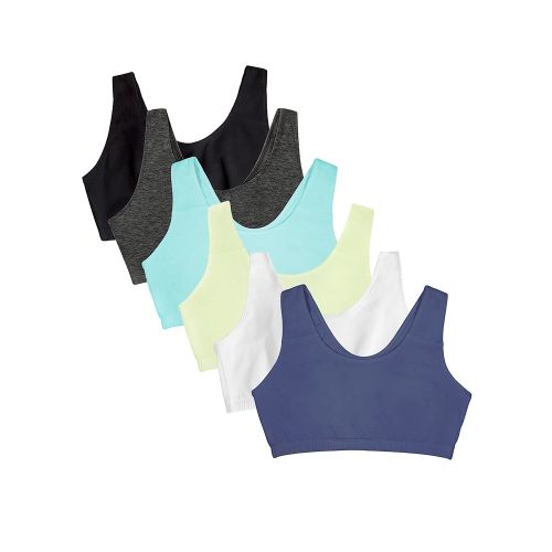 Fruit of the Loom Women's Multi-Pack Tank Top Style Sports Bra
