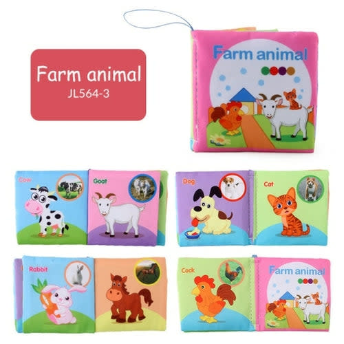 Baby Cloth Book - Farm animal