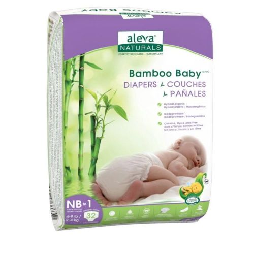Bamboo Baby Diapers - Size NB-1