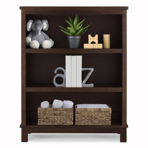 Delta Children Epic 3-Tier Kids Bookshelf, Walnut Espresso