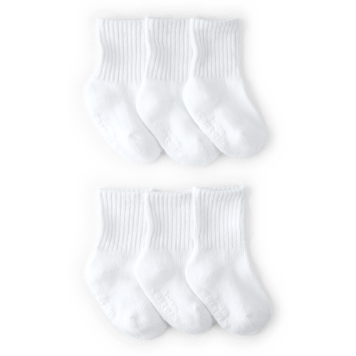 Baby 6-Pack Crew Socks - Carter's | Carter's
