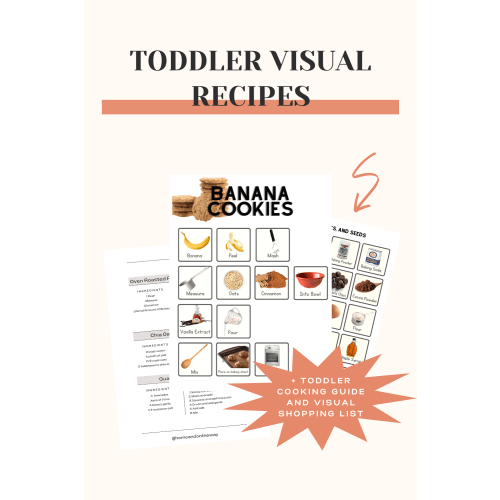 Toddler Visual Recipes (+ Toddler Cooking Mini Guide) — Home and on the Way