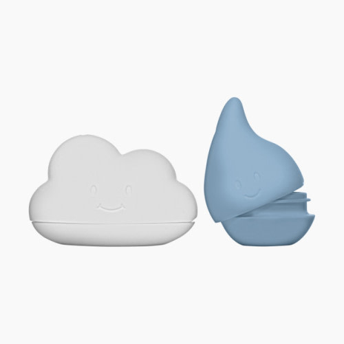 Ubbi Cloud and Droplet Bath Toys - Muted