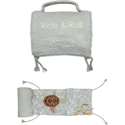 Ride & Roll Turtle Under The Sea Canvas Strip, Blue Sage - Lorena Canals | Maisonette