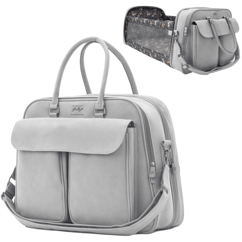 Gladly Family Pod Diaper Bag Changing Station + Travel Cot - Whisper Gray