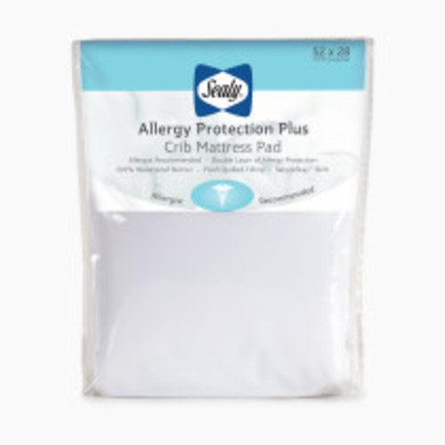 Sealy Allergy Protection Plus Fitted Crib Mattress Pad - Ultimate Protection