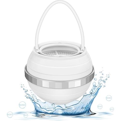 Bath Ball Filter, Belifair 8 Stages Bath Water Filter, Removes Hundreds of Contaminants for Softer and Healthier Skin, BPA Free - 2,500 Gallons of Filtration (White)