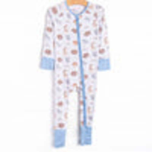 Rock-a-Bye Boat Bamboo Zippy Pajama, Blue – Stitchy Fish