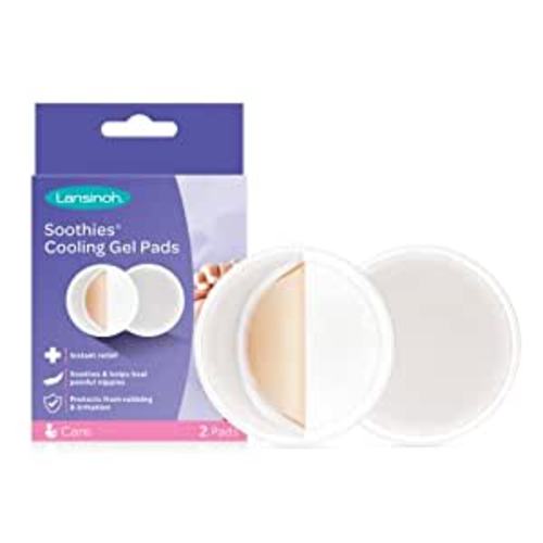 Amazon.com : Lansinoh Soothies Cooling Gel Pads, 2 Count, Breastfeeding Essentials, Provides Cooling Relief for Sore Nipples : Nursing Bra Pads : Baby