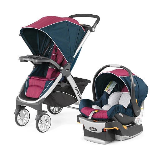 Chicco Bravo Trio Travel System Stroller - Blackberry