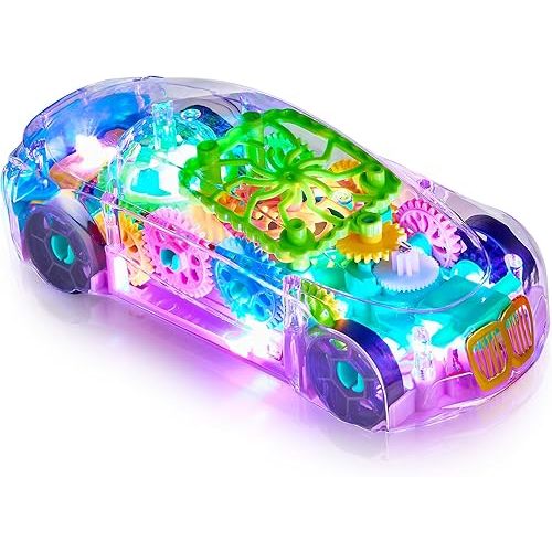 Light-Up Transparent Car Toy