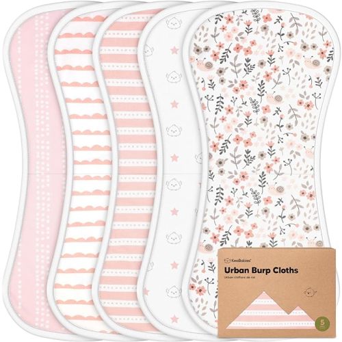 5-Pack Organic Burp Cloths