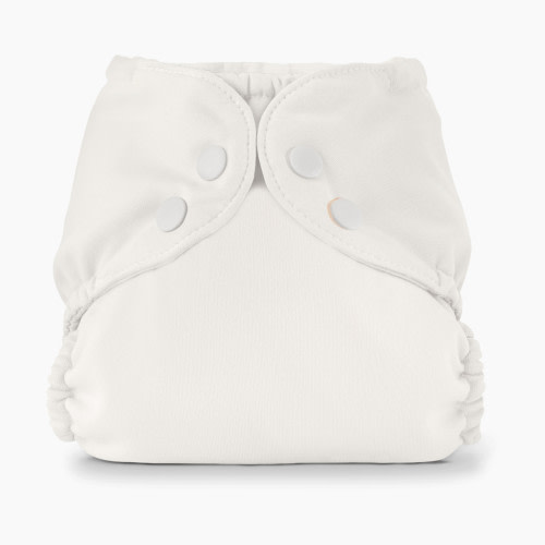 Esembly Recycled Diaper Cover (Outer) + Swim Diaper - Parchment, Size 1 (7-17 Lbs)