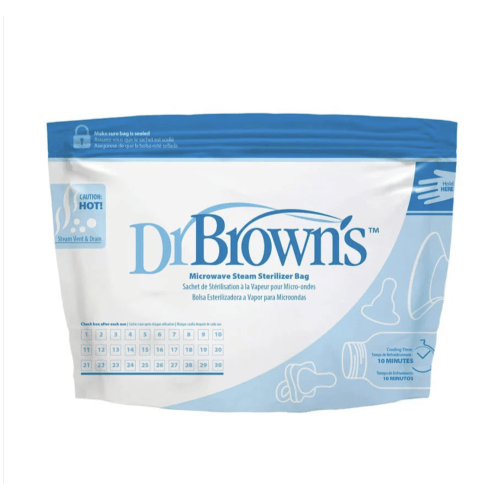 Dr. Brown's Microwave Steam Sterilizer Bags, 5-Pack