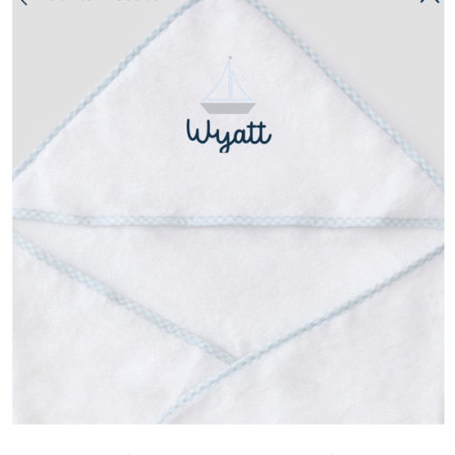 Personalized Baby Hooded Towel | Weezie Towels