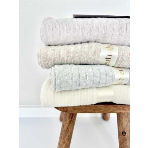 Merino Wool Baby Blanket – Knitted Baby Blanket, Receiving Baby Blanket, Knit Baby Blanket, Soft Lightweight Knit (60x100cm)