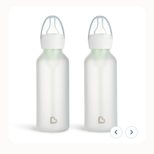 Bond® Silicone Glass Bottle 4oz or 8oz, 2pk | Munchkin
