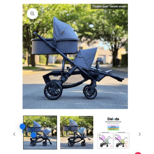 Upper Bassinet Kit for UPPAbaby Vista V2/V3 – Daloda