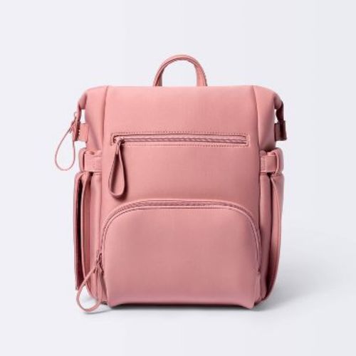 Mini Boxy Solid Backpack Diaper Bag - Pink - Cloud Island™