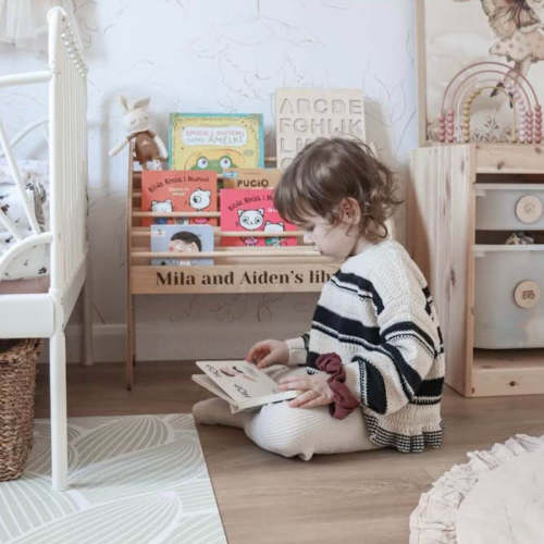 ❖ Wooden Montessori Bookshelf ❖ Enjoy The Wood