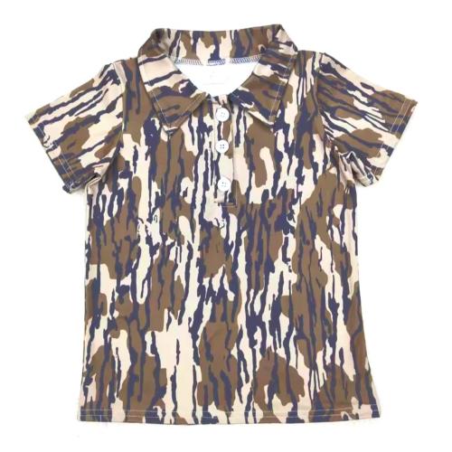 2T Toddler Bottomland Camo Polo Shirt