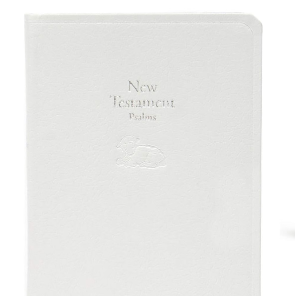 KJV Baby's New Testament, White Imitation Leather