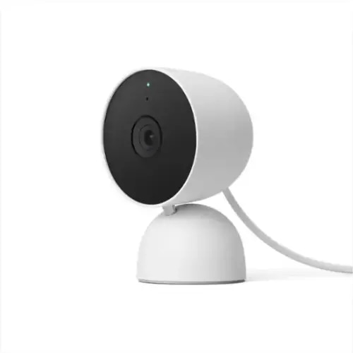Google Nest Cam Indoor Wired Security Camera Snow GA01998-US - Best Buy