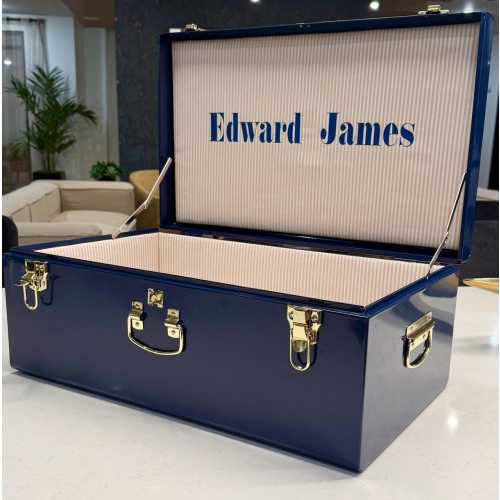 Personalized Baby Boy Keepsake Trunk, Memory Chest Gift for Newborn Boy