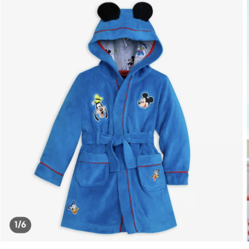 Mickey Mouse and Friends Hooded Robe for Kids | Disney Store