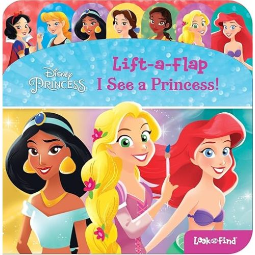 Disney Princess - I See a Princess! Lift-a-Flap Look and Find Board Book - PI Kids Board book – Lift the flap, April 28, 2020