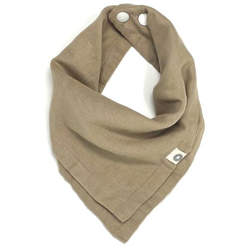 Kishu Baby Indi - Premium GOTS Certified Organic Bandana Scarf Bib, Dual Layer, 4-Way Reversible Baby Bandana Bib, Muslin Baby Bibs for Boys or Girls